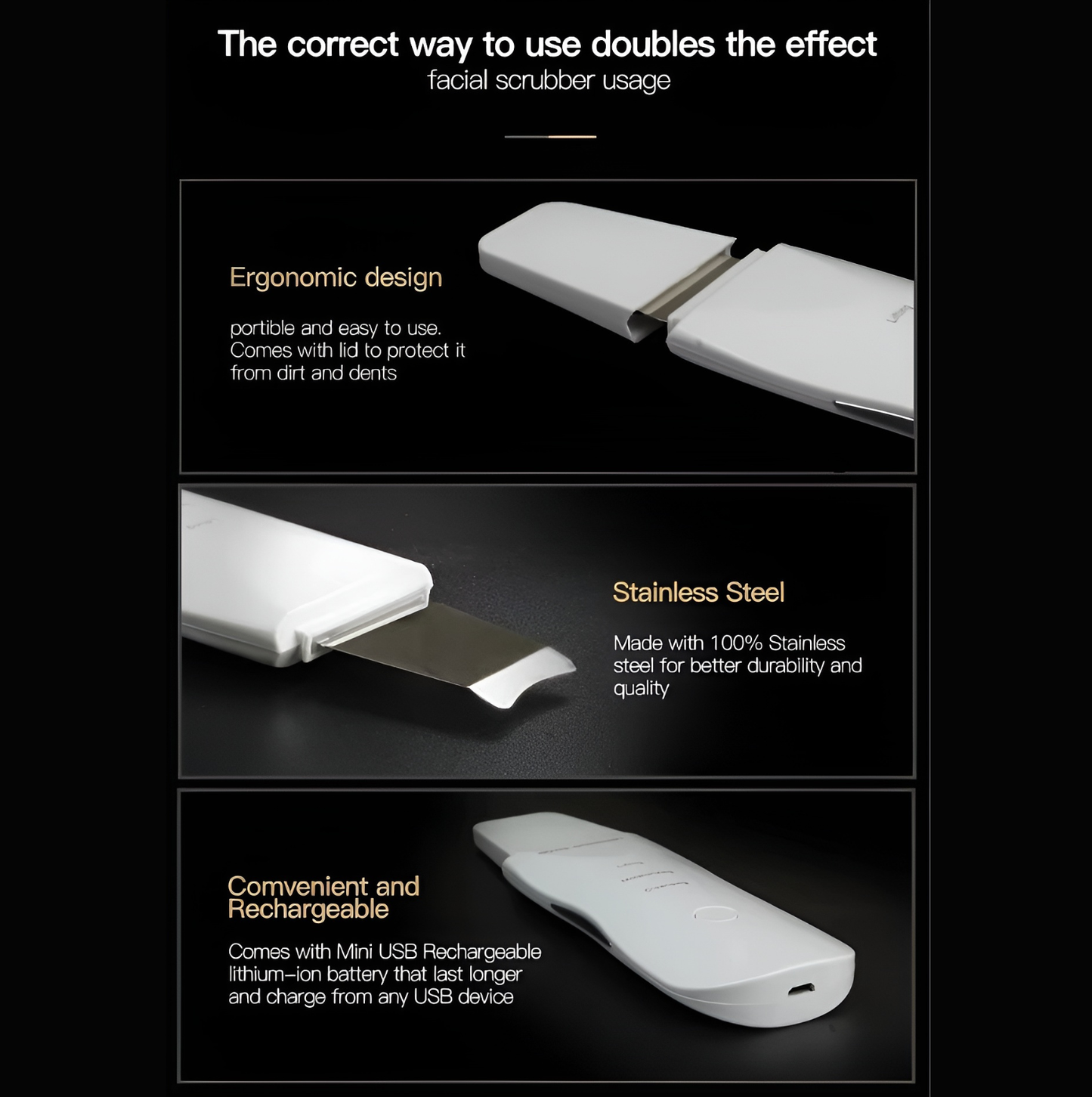 Omrix GlowSonic Exfoliator